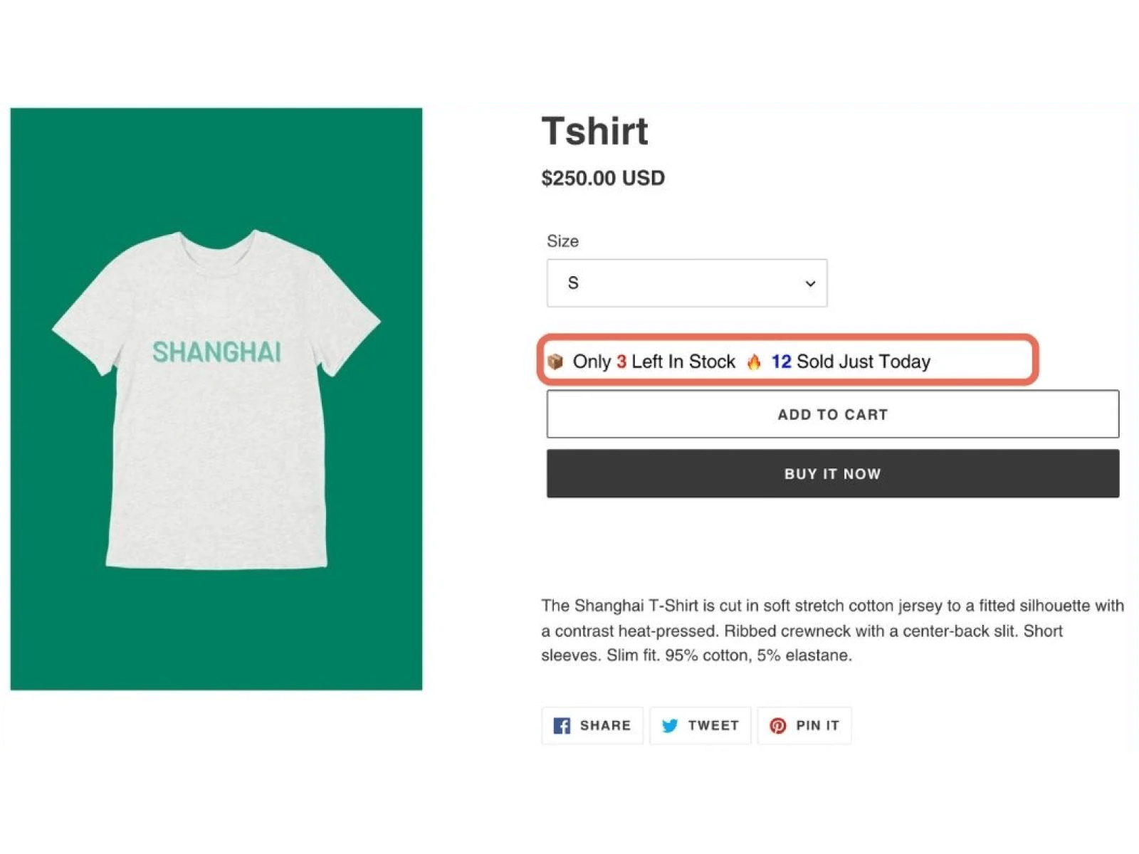 Fake Scarcity Stock Alert